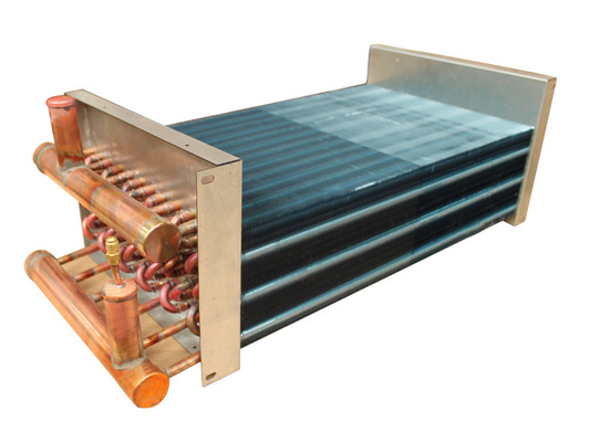 Galvanisierte 1/5HP überziehen Aluminiumflossen-Art Wärmetauscher für Trockner-Ausrüstungen